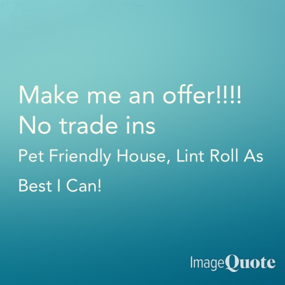 Make me an offer